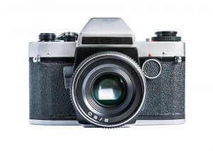 Retro,Film,Photo,Camera,Isolated,On,White,Background